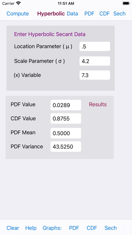 Hyperbolic Secant Distribution screenshot-8