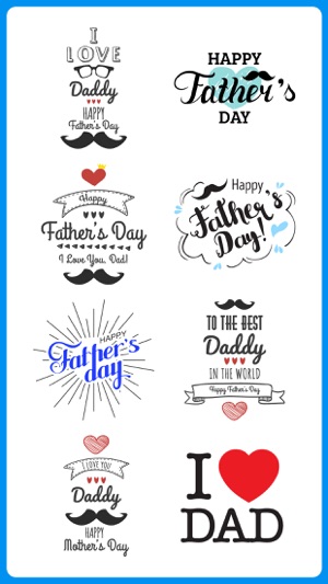 Happy Father's Day Sticker App(圖3)-速報App