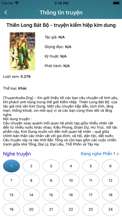 Truyện Audio 2 screenshot-3