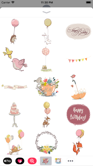 Vintage Birthday Balloon Party(圖2)-速報App