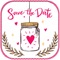 Icon Save The Date Invitation Cards