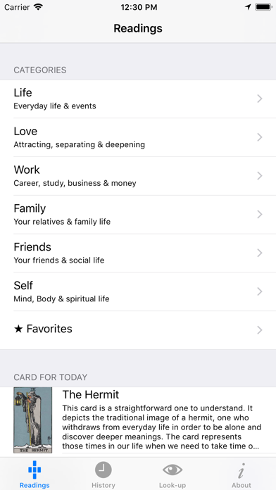 How to cancel & delete Tarot Readings from iphone & ipad 1