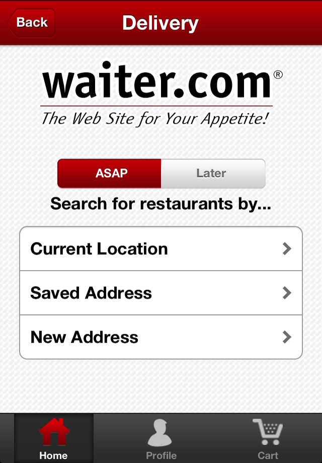 Waiter.com Food Delivery screenshot 3