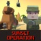 "Sunset Operation is a one-player on-rails shooter genre mobile video game where the player is sent on a mission to shoot bad guys, moving from each area to the next