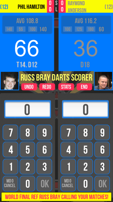 Russ Bray Darts Scorer screenshot1