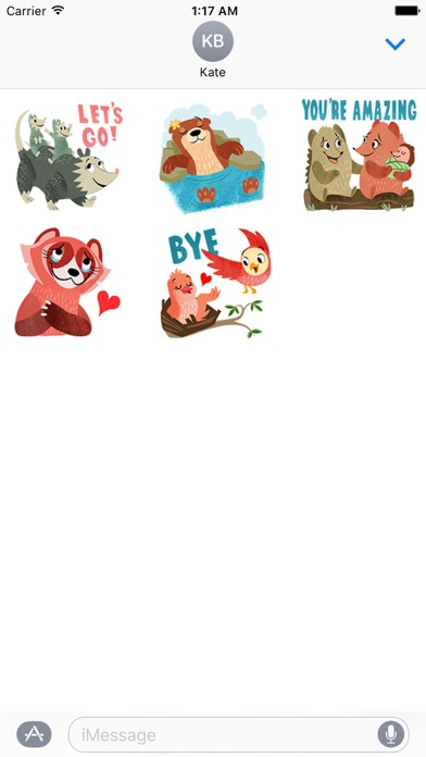 Mommy I Love You Animals Emoji screenshot 2