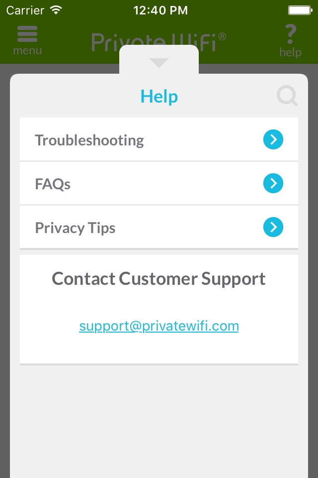 PRIVATE WiFi - personal VPN screenshot 4
