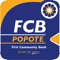 FCB Popote is an application that enables First Community Bank customers to have access to their bank accounts using their mobile phones