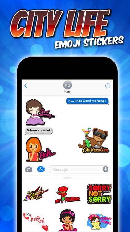 City Life Emoji Stickers