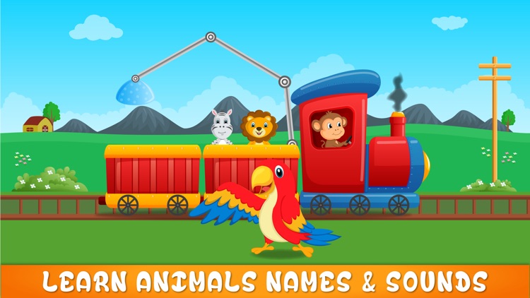 Zoo Safari Animals Train screenshot-3