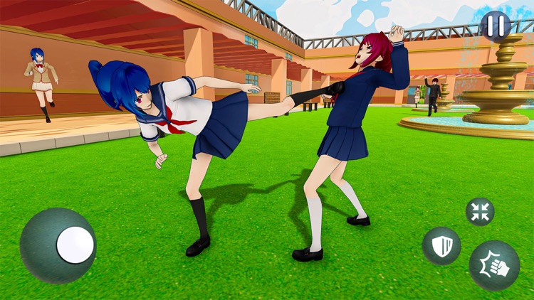 Anime Bad School Girl Life 3D screenshot-3