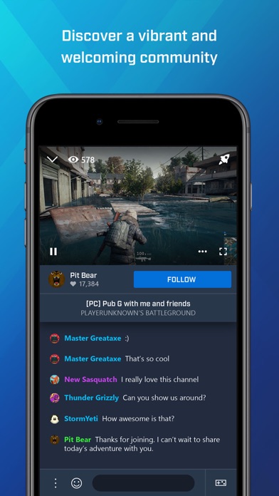 Screenshots of Mixer – Interactive Live Streaming for iPhone