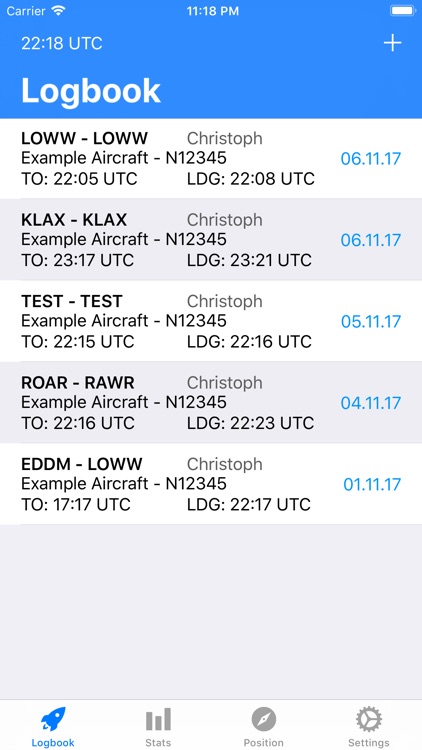 SkyPilot 2 - Pilot Logbook