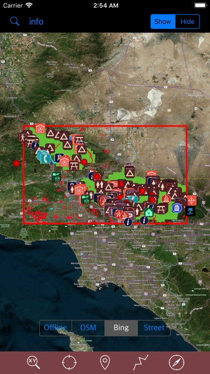 Angeles National Forest GPS