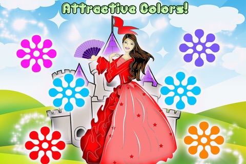 Lovely Princess Coloring Book screenshot 3