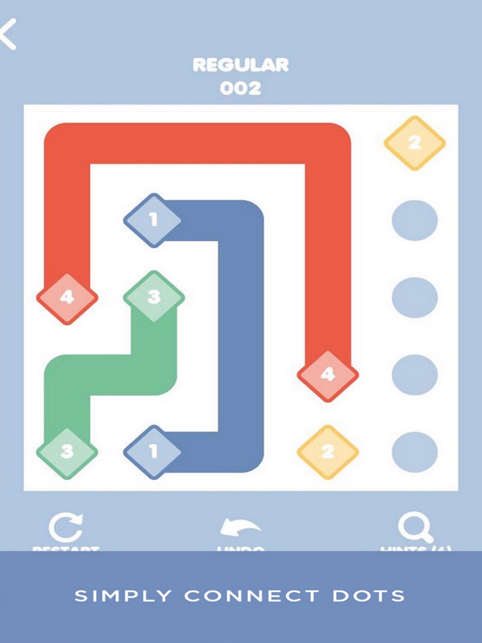 Dot Number Color Line