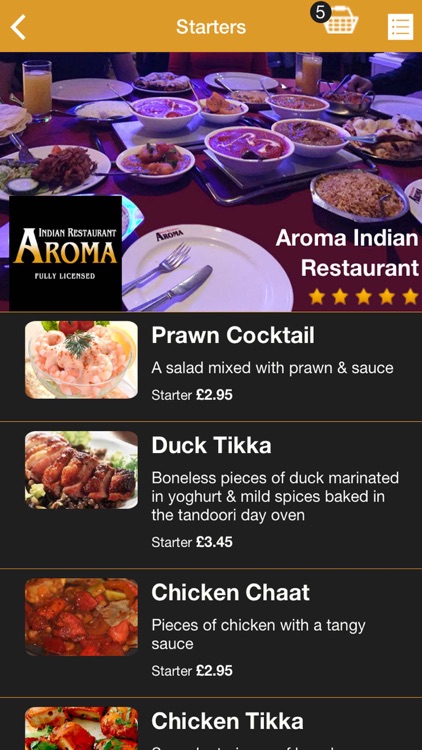 Aroma Indian Restaurant screenshot-3