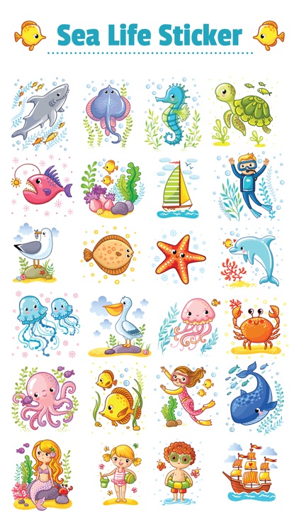 Sea Life Sticker