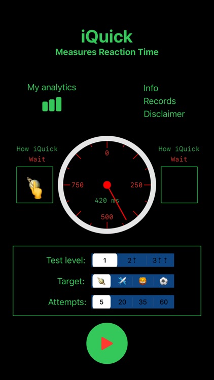 iQuick - Improve reaction time