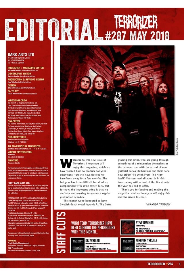 Terrorizer Magazine screenshot 2