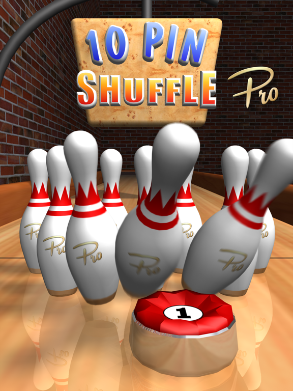 10 Pin Shuffle Pro Bowling iPad app afbeelding 1
