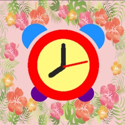 Cute Clock - Flower Garden