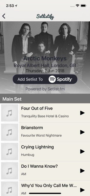 Setlistify(圖3)-速報App