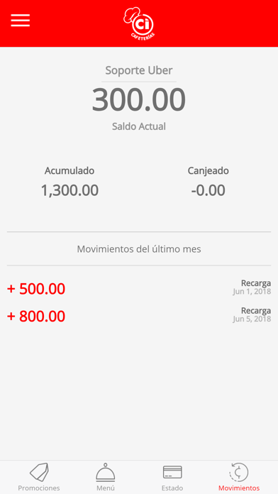 CI CAFETERIAS UBER screenshot 3