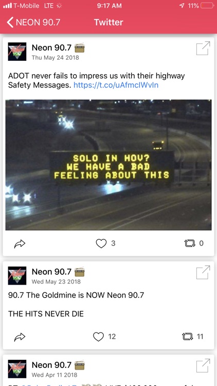 NEON 90.7