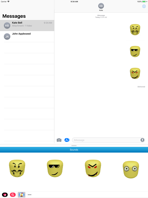 Roblox Chill Face Emoji Keyboard