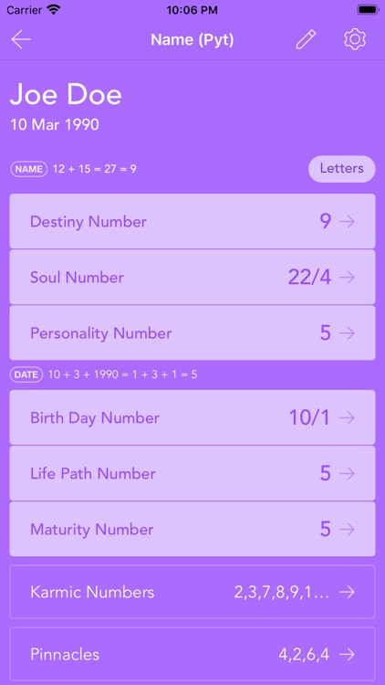 Pocket Numerology