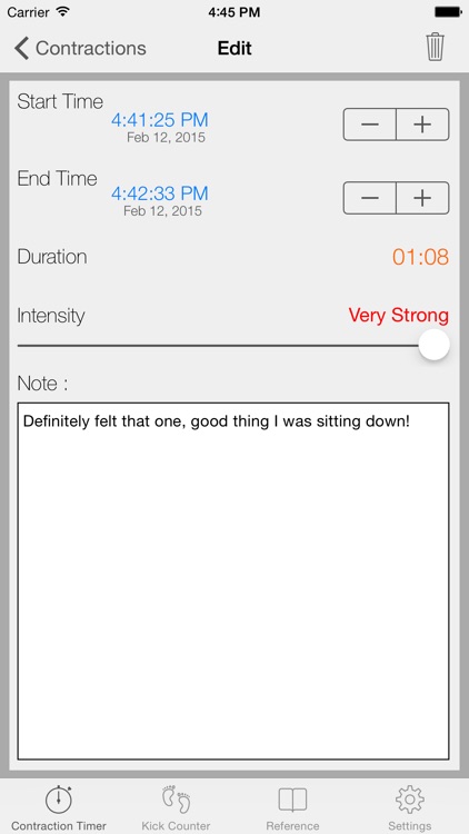Full Term - Contraction Timer screenshot-4