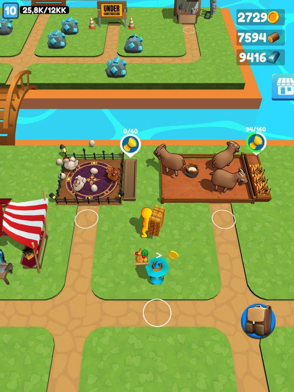 Buildy Island 3d:農業農場,木を切るゲームのおすすめ画像2