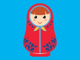 Russian dolls stickers emoji