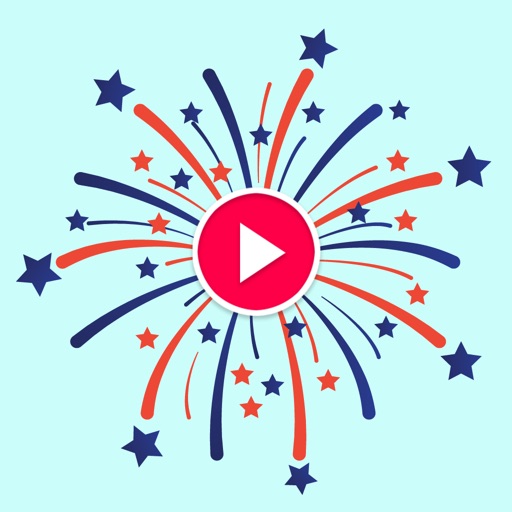 Animated Fireworks Sticker