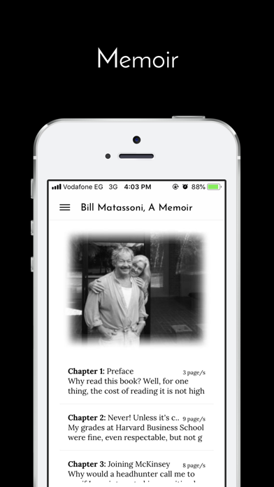 How to cancel & delete Bill Matassoni A Memoir from iphone & ipad 1