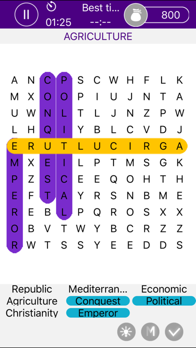 World History Word Search screenshot 2