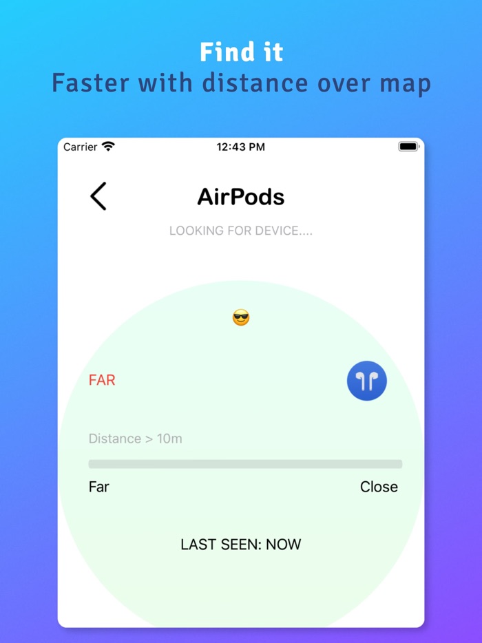 Bluetooth device finder.