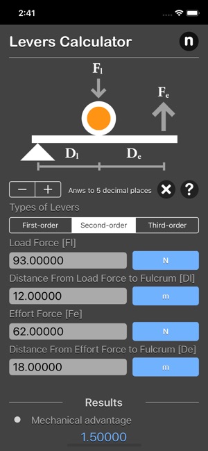 Levers Calculator(圖2)-速報App