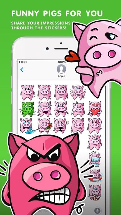 Pig, Mr. Pig - stickers 2022 screenshot 2