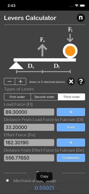 Levers Calculator(圖6)-速報App