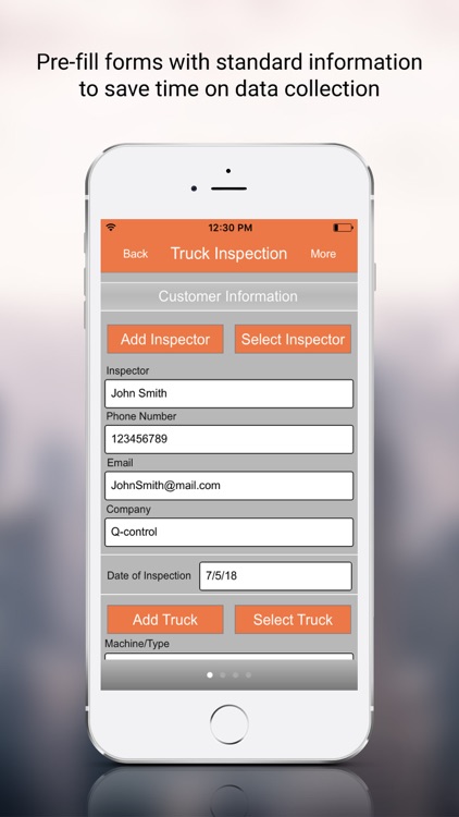 Heavy Equipment Inspection App