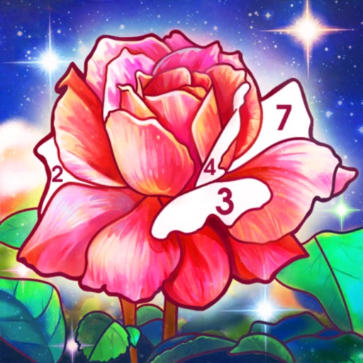 Color by Number : Calm Art free software for iPhone and iPad