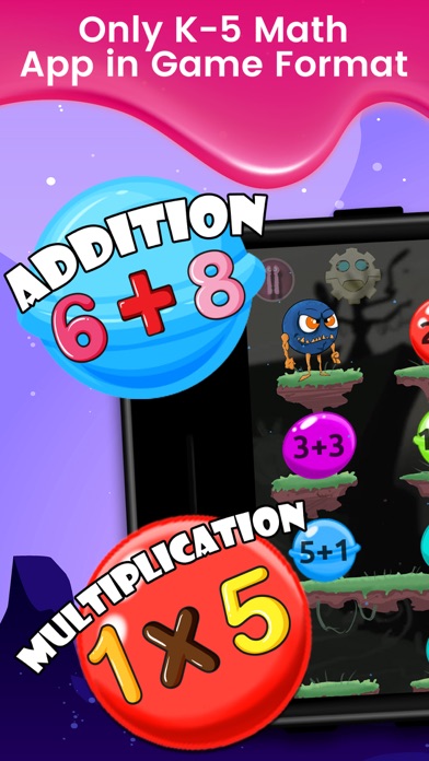 How to cancel & delete Monster Math : Kids Fun Games from iphone & ipad 1