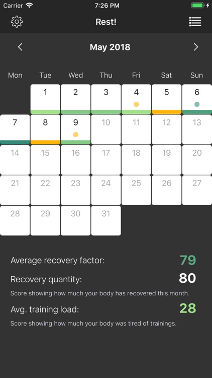 Rest! - recovery tracker screenshot-3