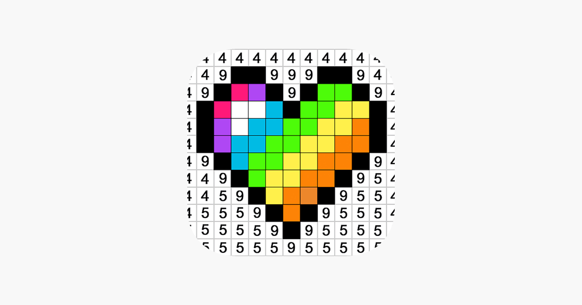 Colour By Number Paint Games On The App Store