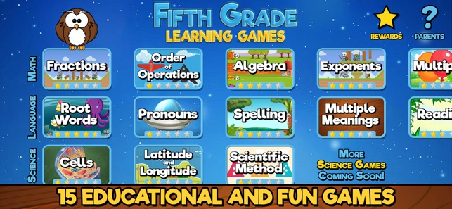 Fifth Grade Learning Games SE