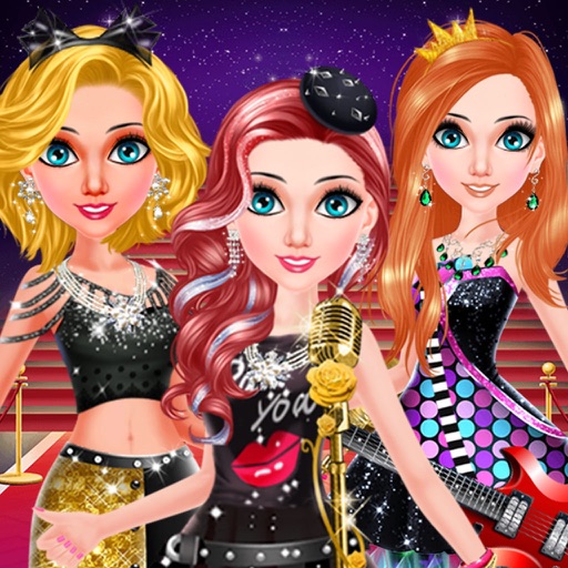 Pop Star Girls Salon Dress Up Icon