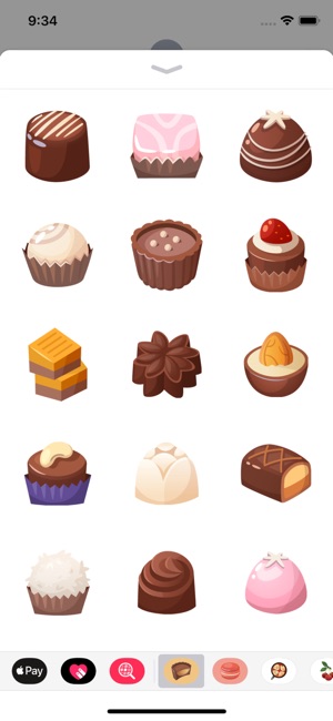 Chocolate Sweets Stickers(圖3)-速報App