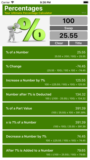 Ultimate Percentage Calculator(圖3)-速報App